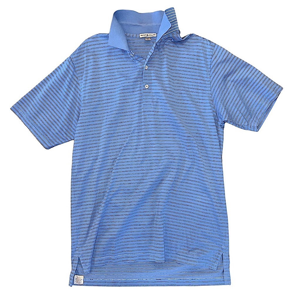 Peter Millar Striped Collar Polo Shirt